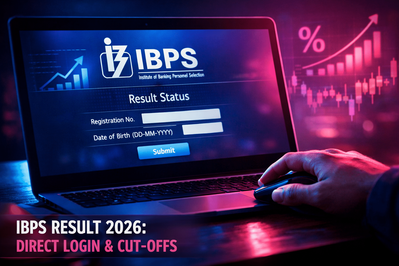 IBPS Result 2026 login official portal screenshot