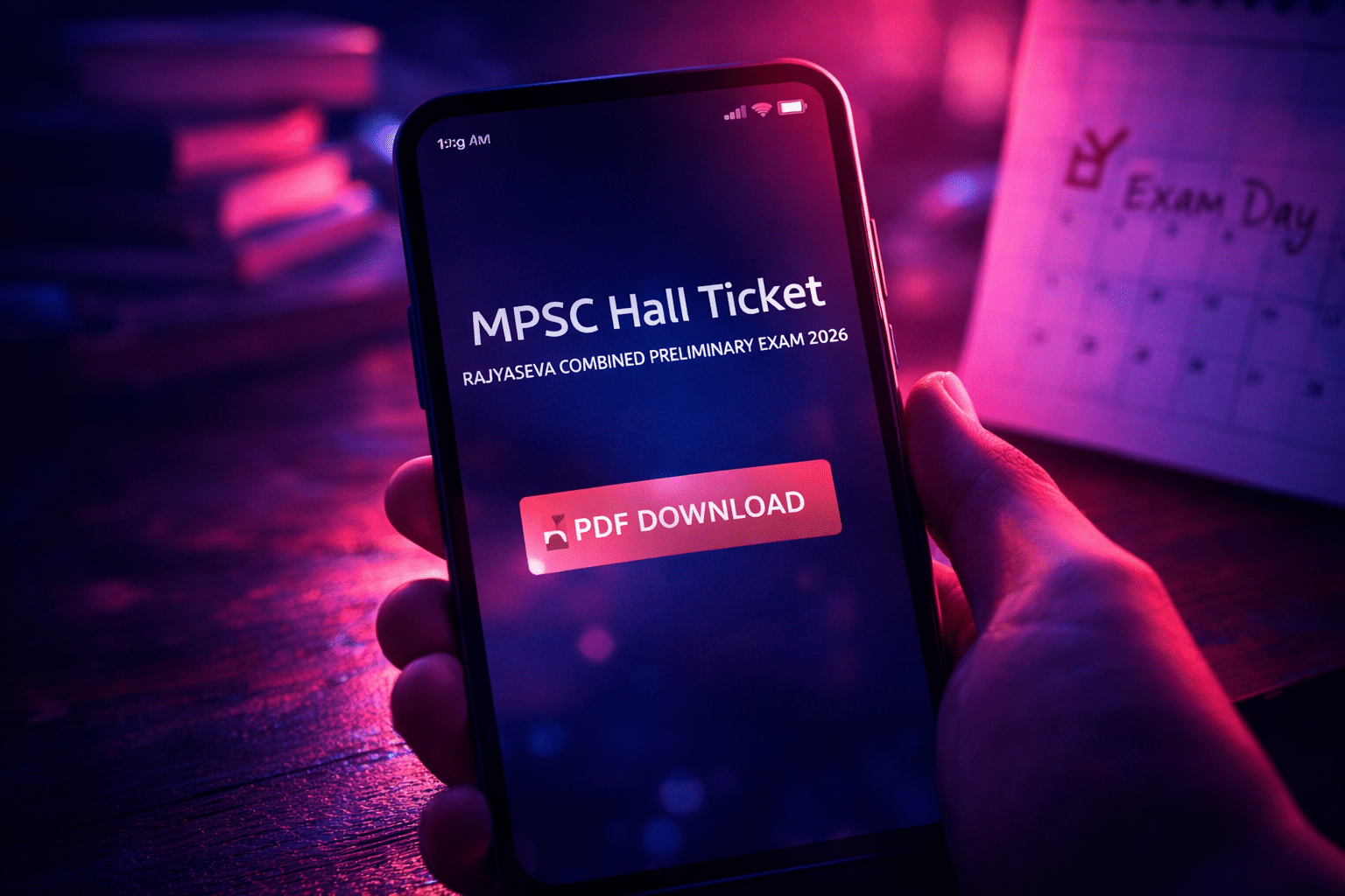 MPSC Hall Ticket 2026 Official Download Portal