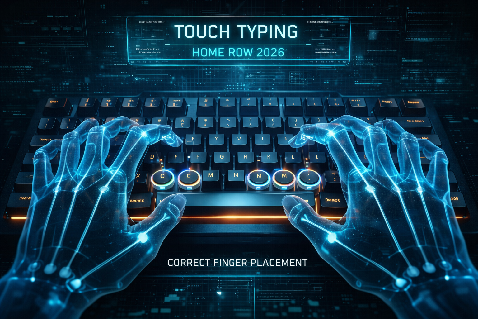 Typing Speed Test 2026 Finger Placement Chart